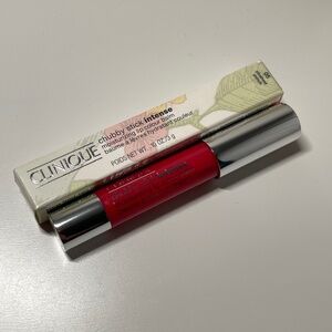 NIB RARE Clinique Chubby Stick Intense Lip Color Balm 05 Plushest Punch 0.10 oz
